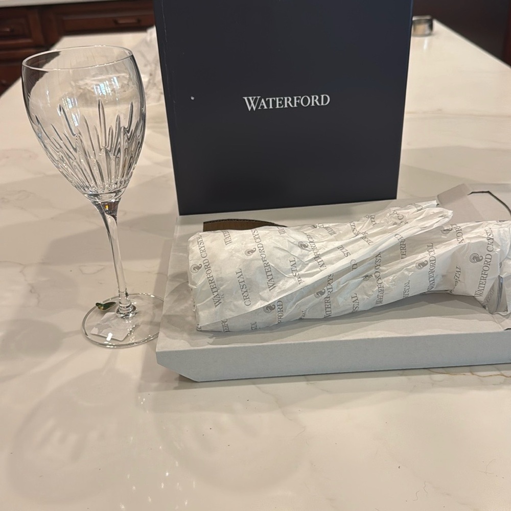 Waterford White Crystal Drinkware Set of 4